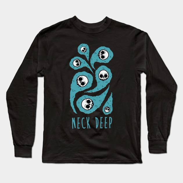 neck deep Long Sleeve T-Shirt by shout bay_city